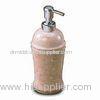 Champagne Marble Liquid Soap Dispenser, Measures 3 1/2 x 8 3/4-inch, Comes in Fluted Style