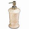 Champagne Marble Liquid Soap Dispenser in Pedestal Collection Style, Measures 3 1/2 x 8 1/4-inch