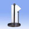 12 3/4-inch Upright Paper Tower Holder with Antique Plated Finish