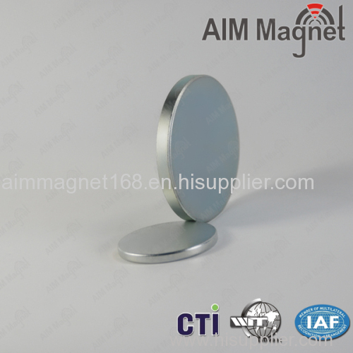 N35 NdFeB disc magnet with zn coating