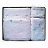 100% Cotton Towel Set with Embroidery, ODM and OEM Orders are Welcome