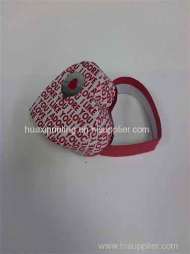 red heart shaped gift boxes