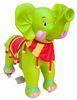 Green Large Plush Stuffed elephant Toys For child , baby stuffed animals
