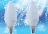 High Brightness Ceramic LED Bulb Lighting 2700K - 6500K , Whitish Glass Cover