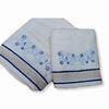 Bath Towels, Available in Various Sizes and Colors, Made of 100% Cotton with Embroidery