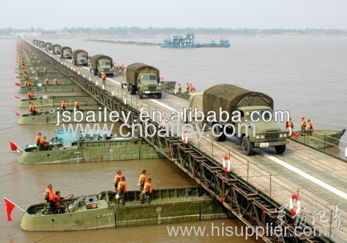 Bailey Steel Floating Bridge