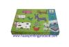 square animal cover base lid toy boxes