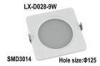 SMD 3014 LED Down Light 9W Natural White Display Lighting Bridgelux Chip