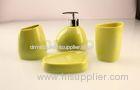 Cute 4 piece Plastic Bathroom Set / Accessories for Commercial Use