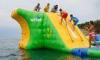 Challenging obstacle block Inflatable Water Games Action tower Uv resistance for sea water