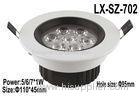 220V 6W Recessed LED Spotlight 300lm High Brightness For Office Lighting