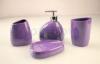 Hotel modern Purple Plastic Bathroom Accessories Tooth Brush Holder