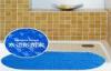 Dark Blue nonslip Plastic bathtub mat modern small bath mat for kids , 39*69cm