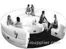 12ft Diameter Round Shape Inflatable Sofa For Meeting With White Color