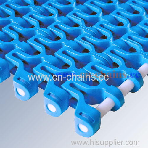E93 conic top modular plastic conveyor belt in industry