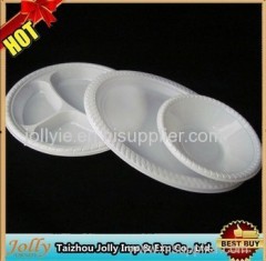 White color plastic plates disposable