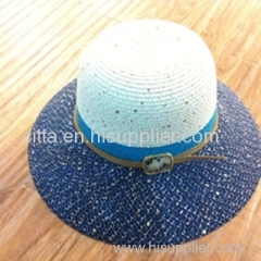 VG-WB002-2Fashion Women's Paper Straw Crochet Hat Various Colors are available.