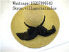 VG-WB017Lady's Big Brim straw hat in braid on top strip on brim suitable for summer outing