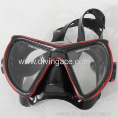 New silicone tempered glass diving mask