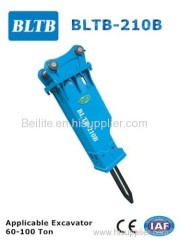 Beilite-210B China construction machine hydraulic hammer for 60-100 Ton mini exavator