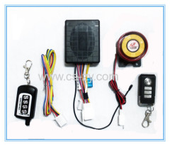 Stand alone FM 2-way motorcycle alarm with microwave sensor