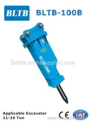 Beilite-100B China construction machine hydraulic hammer for 11-16 Ton mini exavator