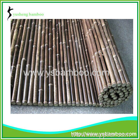 Renewable sources black bamboo fence