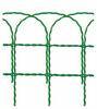 Professional PVC Coated Iron Wire Mesh , Green Welded Garden Fence
