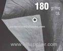Gray Canvas Tarps Waterproof / HDPE Tarpaulin For Agricultural / canvas truck tarps