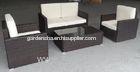 Square Outdoor Synthetic Rattan Garden Furniture Sofa For Garden 4 Pc