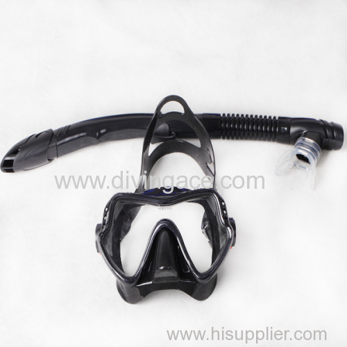 Hot selling wholesale breating mask/diving mask snorkel set