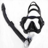 Low volume manufacturer freediving mask/diving mask snorkel set