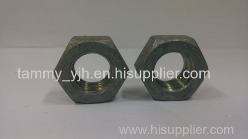steel with plain hex nuts