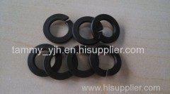 spring lock washers with black