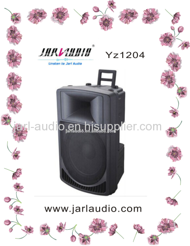 12 Inch Portable Plastic Speaker Box