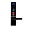 Resident biometric fingerprint door lock with LCD display