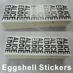 Custom High Adhesion Eggshell Stickers