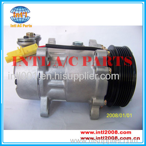 6V12 1438 compressor de aire auto for peugeot 206 /peugeot 307 6453CN ;9646273880;1854107