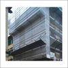 75 Gram White Safety Building Net For Scaffold / Reducing Construction Dust Pollution