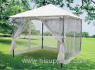 Steel Tube Commercial Pop Up Canopy With Mosquito Net / foldable gazebo 3m x 3m