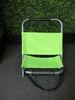 Small Fishing Steel Tube Folding Leisure Chairs / Polyester Fabric Beach Chair