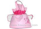 Pink Non Woven Reusable Bags Custom Reusable Shopping Bags