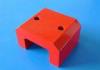 Red Painted Alnico Horseshoe Magnet , Permanent Holding Magnets