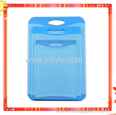 3 Piece Set Nonslip Durable Plastic Cutting Board Set