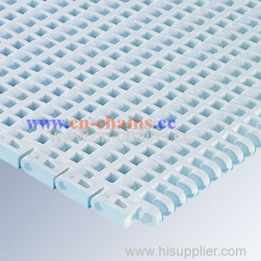 straight running Flush Grid plastic conveyor belt PVC belt