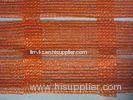 Anti UV Industrial Safety Netting For Construction Plant , Orange And White