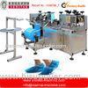 Non - woven Welding PE Plastic Shoe Cover Making Machine AC380V / 220V