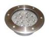 12W RGB Decorative Underground LED lights Color Changing IP65 , Stainless Steel Body