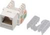 Home Network Cat6 RJ45 keystone jack IDC CE 8P8C Golden Pin modular jack