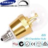 110V Mini LED Candle Bulb Light with 3W or 4W/E12 Base